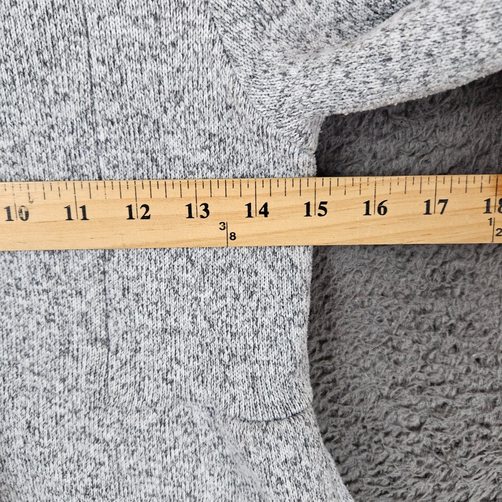 Patagonia Girls Sweater Coat White Grey Marled 65686 Size S 7-8 - Picture 2 of 8